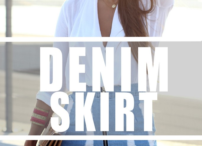 DDS : Distressed Denim Skirt