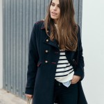 Military blue&red coat