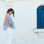 Summery striped top