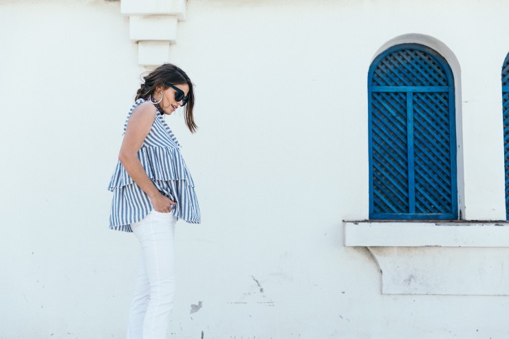 Summery striped top